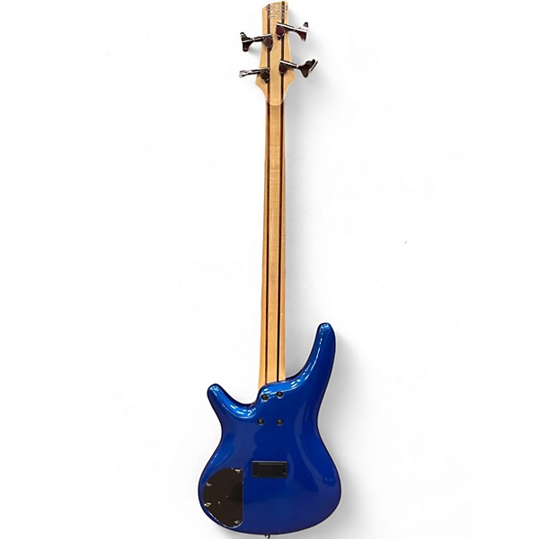 Used Ibanez SR300 Starlight Blue Electric Bass Guitar