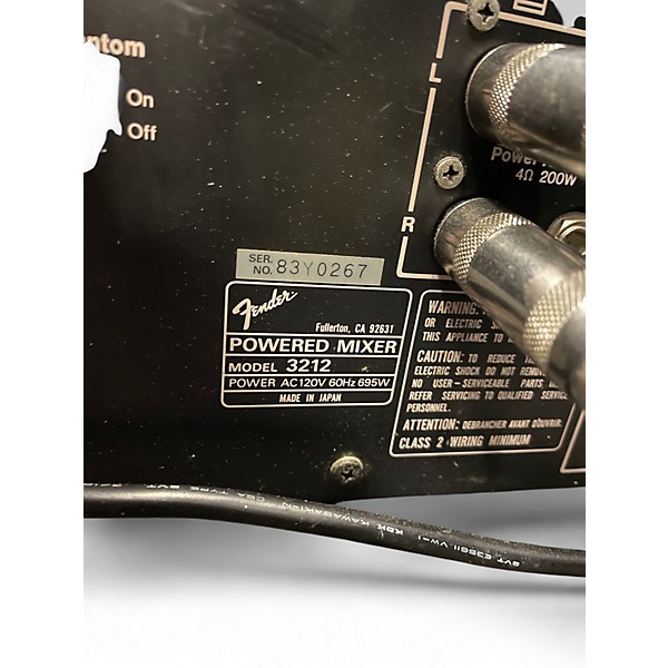 Used Fender 3212 Powered Mixer Powered Mixer