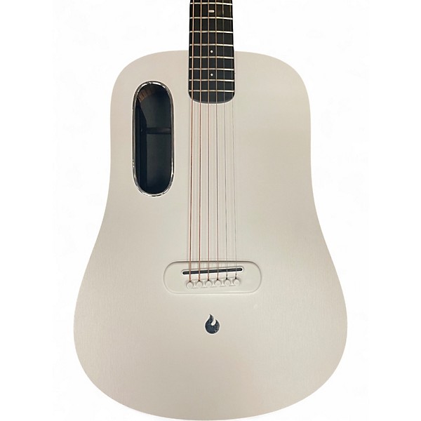 Used LAVA MUSIC LAVA ME Play White Acoustic Electric Guitar