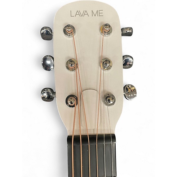 Used LAVA MUSIC LAVA ME Play White Acoustic Electric Guitar