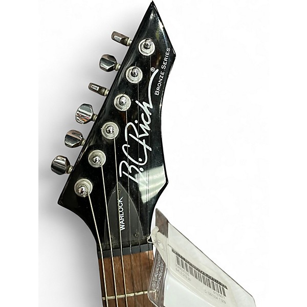 Used B.C. Rich Warlock Black Solid Body Electric Guitar