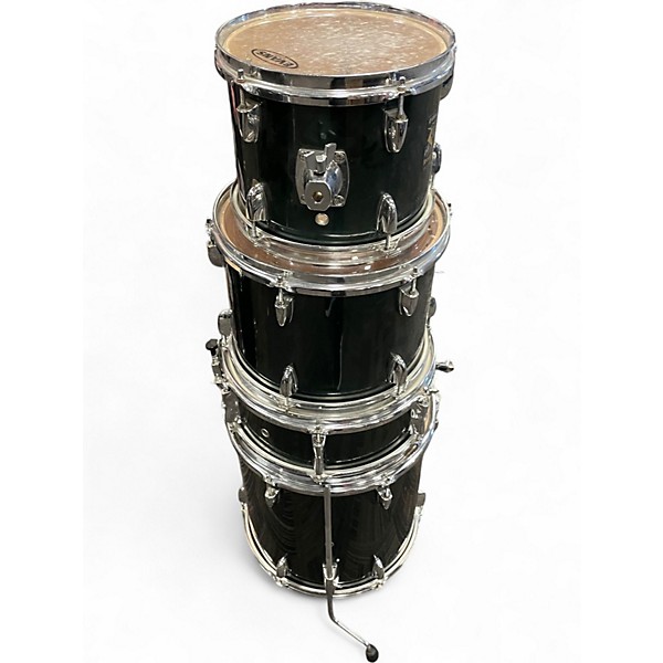 Used Yamaha 5 Piece RYDEEN SHELL PACK GREEN Drum Kit
