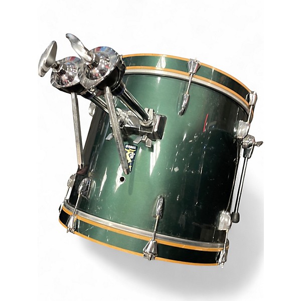 Used Yamaha 5 Piece RYDEEN SHELL PACK GREEN Drum Kit