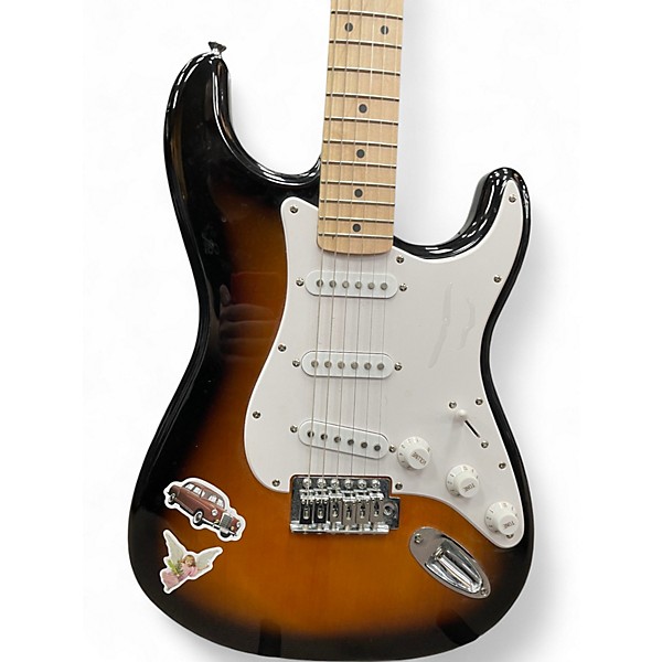 Used Squier Affinity Stratocaster Tobacco Burst Solid Body Electric Guitar