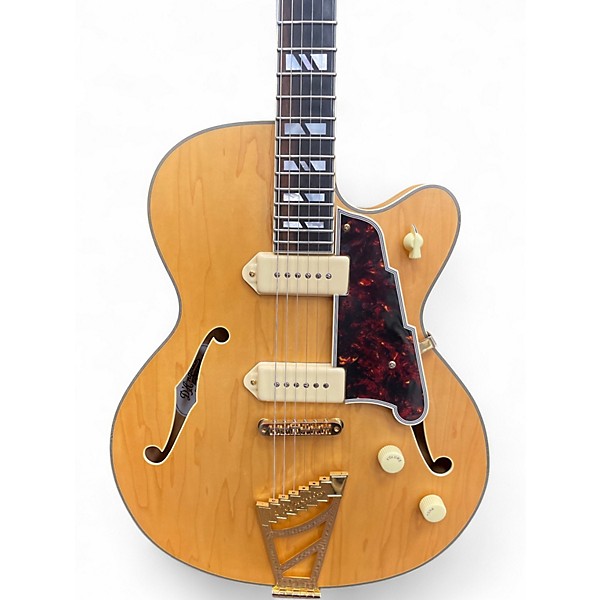 Used D'Angelico Deluxe 59 Satin Honey Hollow Body Electric Guitar