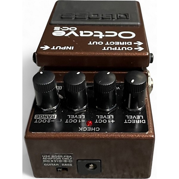 Used BOSS OC5 Octave Effect Pedal