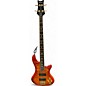 Used Schecter Guitar Research Stiletto Elite 4 String SUNBURST Electric Bass Guitar thumbnail