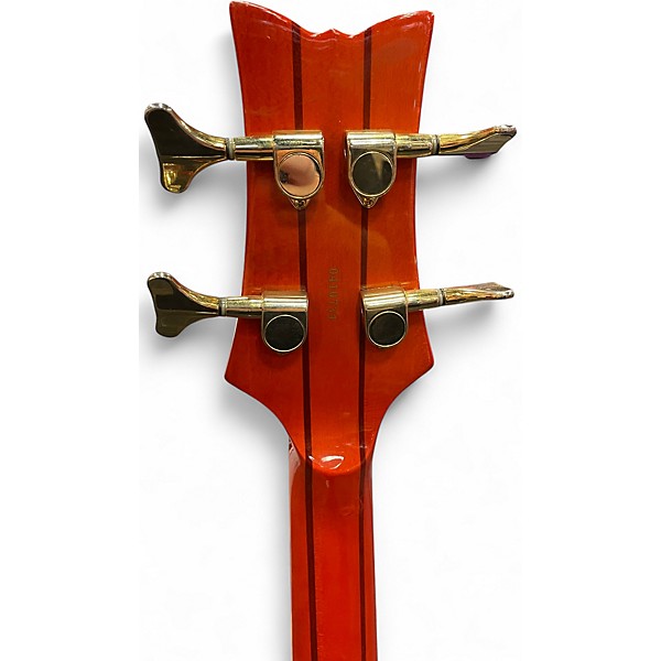 Used Schecter Guitar Research Stiletto Elite 4 String SUNBURST Electric Bass Guitar