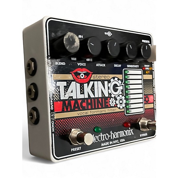 Used Electro-Harmonix Stereo Talking Machine Vocal Formant Filter Effect Pedal