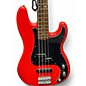 Used Squier Affinity PJ Bass Race Red Electric Bass Guitar