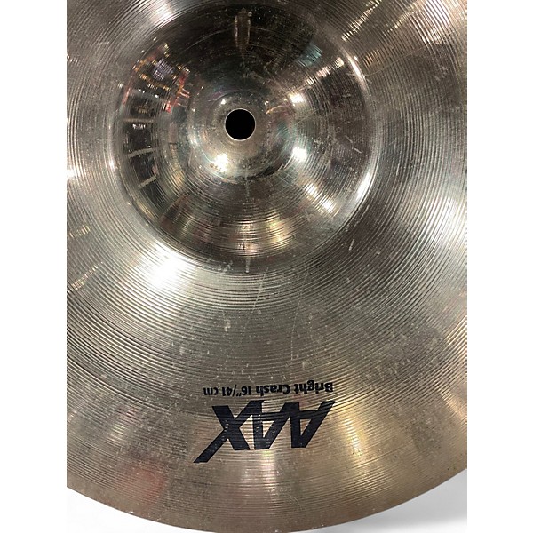 Used SABIAN 16in AAX Bright Crash Cymbal