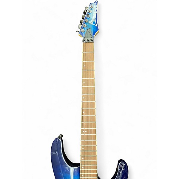 Used Ibanez S670QM BLUE Solid Body Electric Guitar