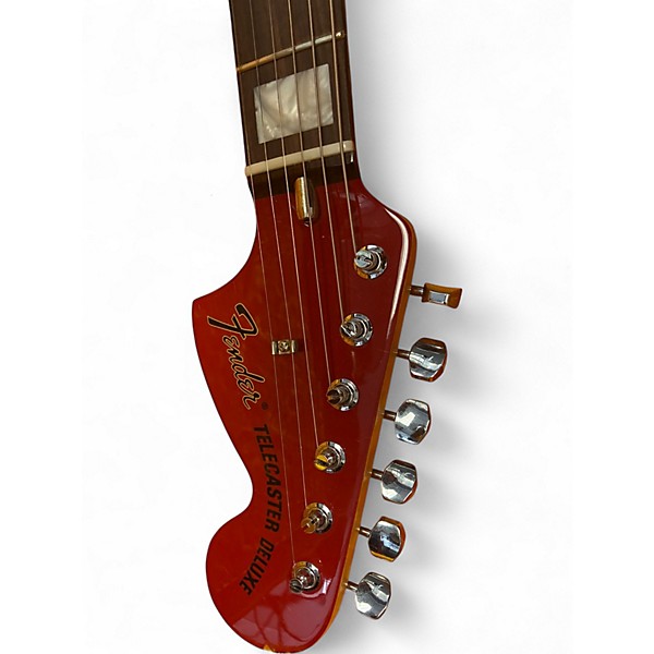 Used Fender Chris Shiflett cleaver Telecaster Deluxe Dakota Red Solid Body Electric Guitar