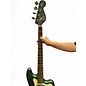 Used Squier Paranormal Rascal Bass HH Sherwood Green Electric Bass Guitar