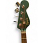 Used Squier Paranormal Rascal Bass HH Sherwood Green Electric Bass Guitar