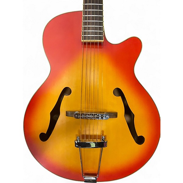 Used Brownsville BAAG10CBS Cherry Sunburst Hollow Body Electric Guitar