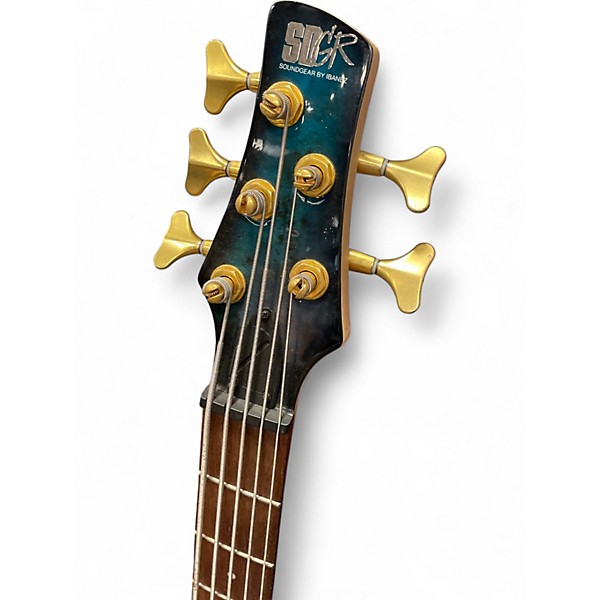 Used Ibanez SR405EPBDX TROPICAL SEAFLOOR BURST Electric Bass Guitar