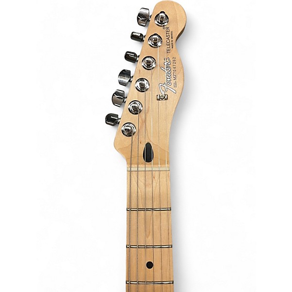 Used Fender Standard Telecaster Black and White Solid Body Electric Guitar