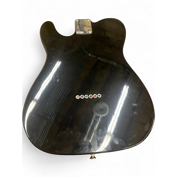 Used Fender Standard Telecaster Black and White Solid Body Electric Guitar