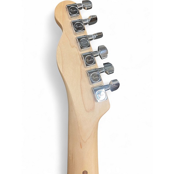 Used Fender Standard Telecaster Black and White Solid Body Electric Guitar