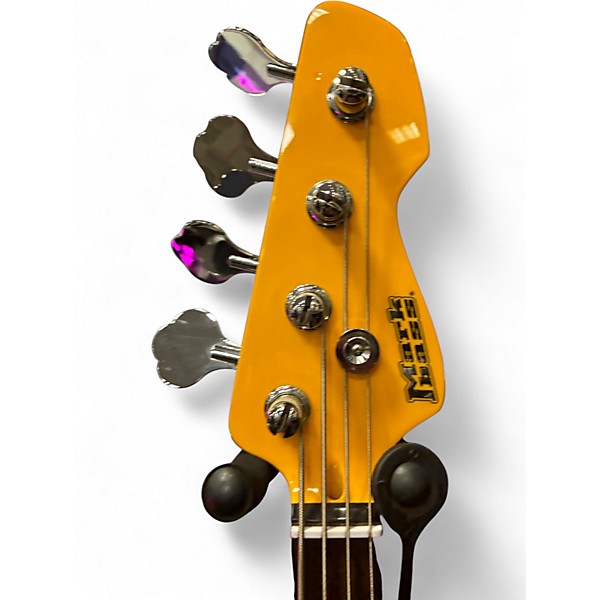 Used Markbass MB PB Yellow Electric Bass Guitar