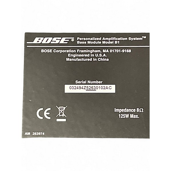 Used Bose B-2 SUB  Sound Package
