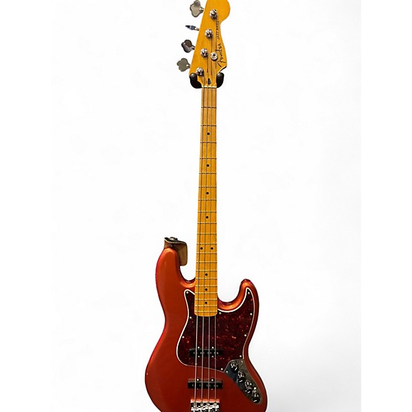 Used Fender Player Plus Active Jazz Bass AGED CAndy apple red Electric Bass Guitar