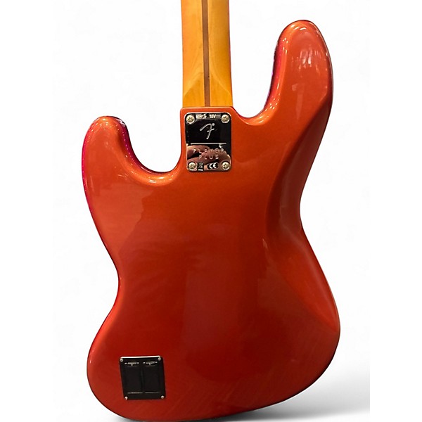 Used Fender Player Plus Active Jazz Bass AGED CAndy apple red Electric Bass Guitar