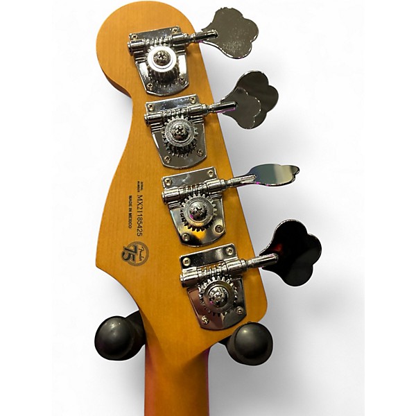 Used Fender Player Plus Active Jazz Bass AGED CAndy apple red Electric Bass Guitar