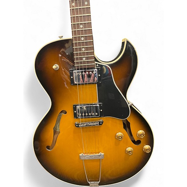 Used Gibson ES135 Vintage Sunburst Hollow Body Electric Guitar