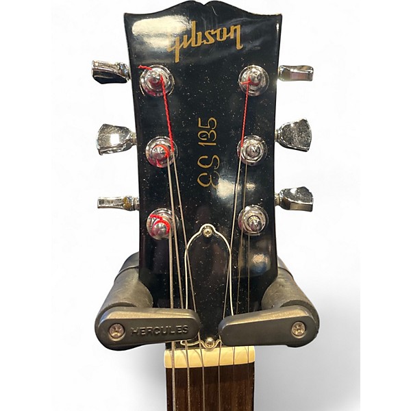 Used Gibson ES135 Vintage Sunburst Hollow Body Electric Guitar