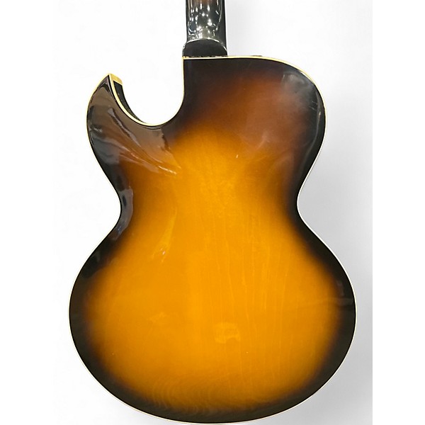 Used Gibson ES135 Vintage Sunburst Hollow Body Electric Guitar