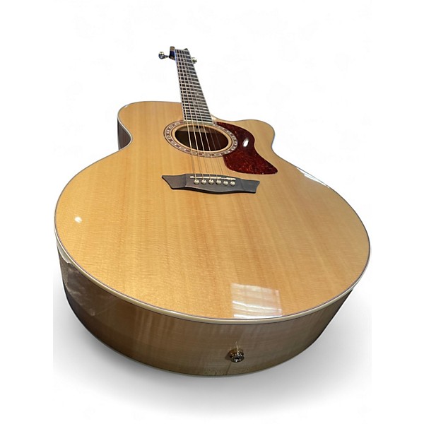 Used Washburn HJ40SCE-0 Natural Acoustic Electric Guitar