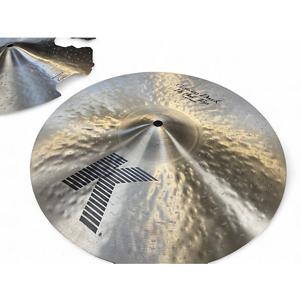 Used Zildjian 14in K Custom Dark Hi Hat Pair Cymbal