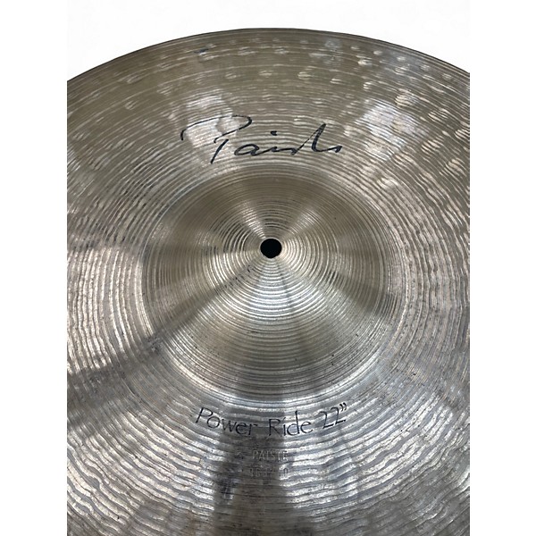 Used Paiste 22in Power Ride Cymbal