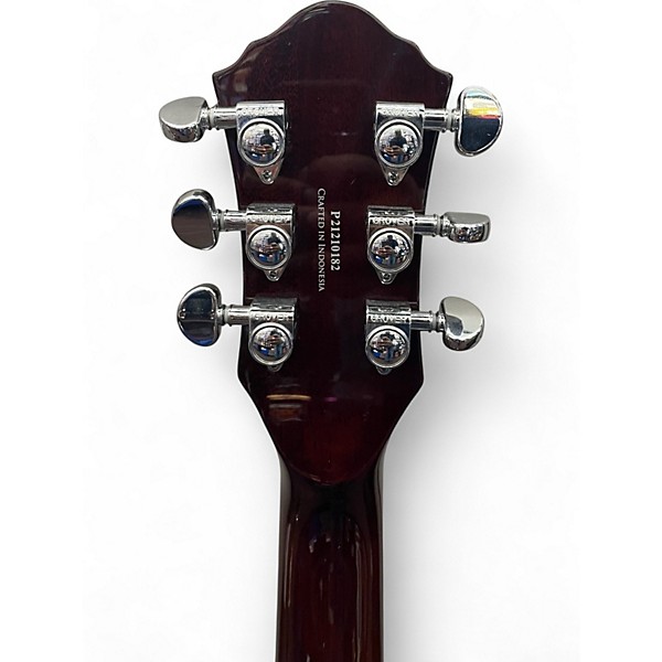 Used Michael Kelly Hybrid Special Spalted Maple Burst Hollow Body Electric Guitar