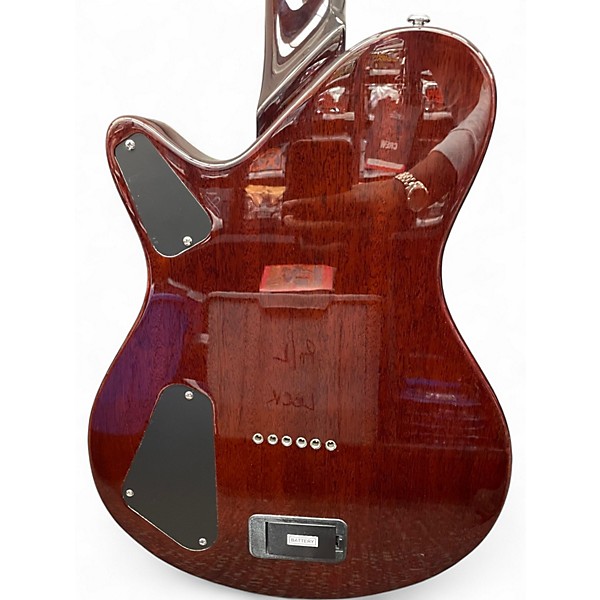 Used Michael Kelly Hybrid Special Spalted Maple Burst Hollow Body Electric Guitar