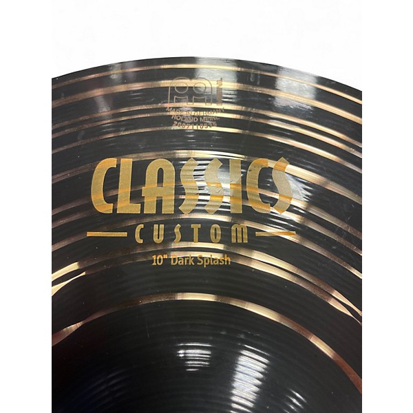 Used MEINL 10in Classics Custom Dark Splash Cymbal