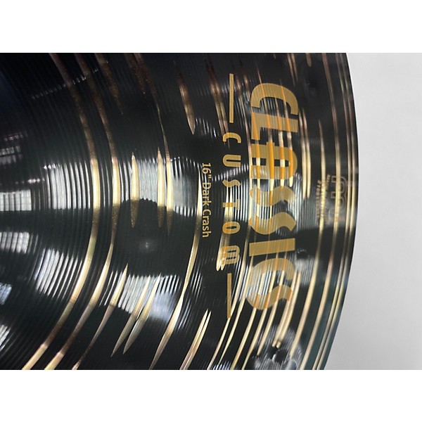 Used MEINL 16in Classics Custom Dark Crash Cymbal