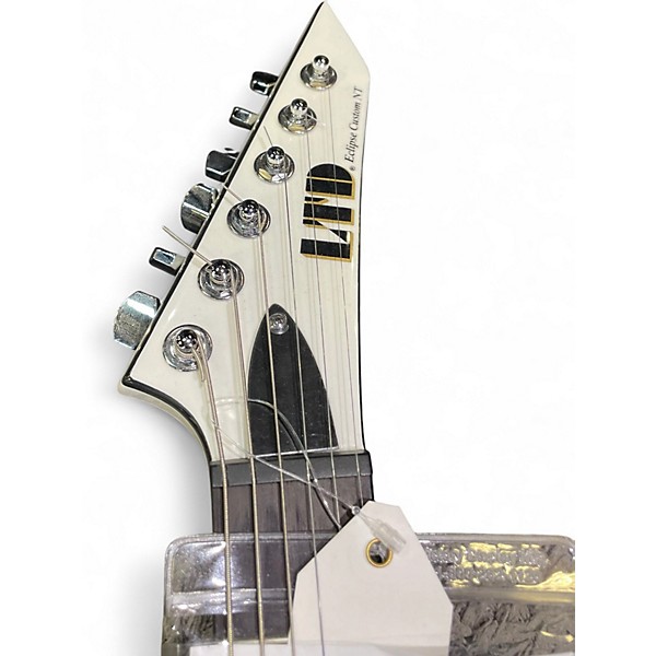 Used ESP LTD ECLIPSE CUSTOM NT  Alpine White Solid Body Electric Guitar
