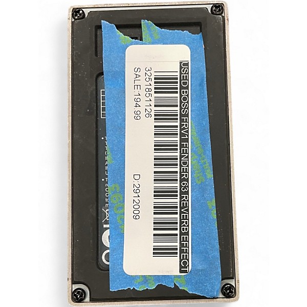 Used BOSS FRV1 Fender 63 Reverb Effect Pedal