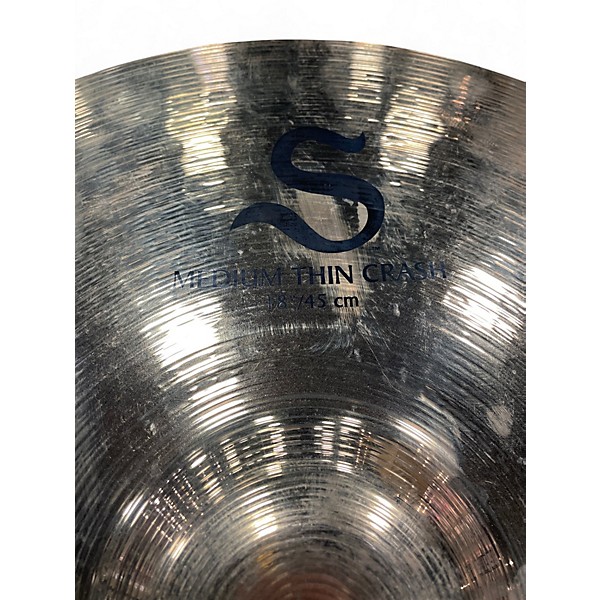 Used Zildjian 18in MEDIUM THIN CRASH Cymbal