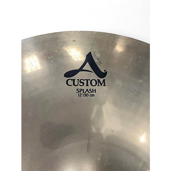 Used Zildjian 12in A Custom Splash Cymbal
