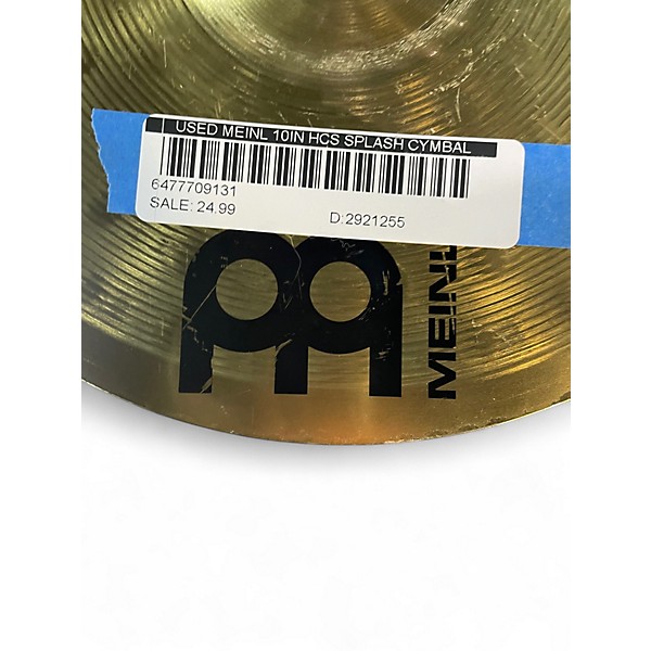Used MEINL 10in HCS Splash Cymbal