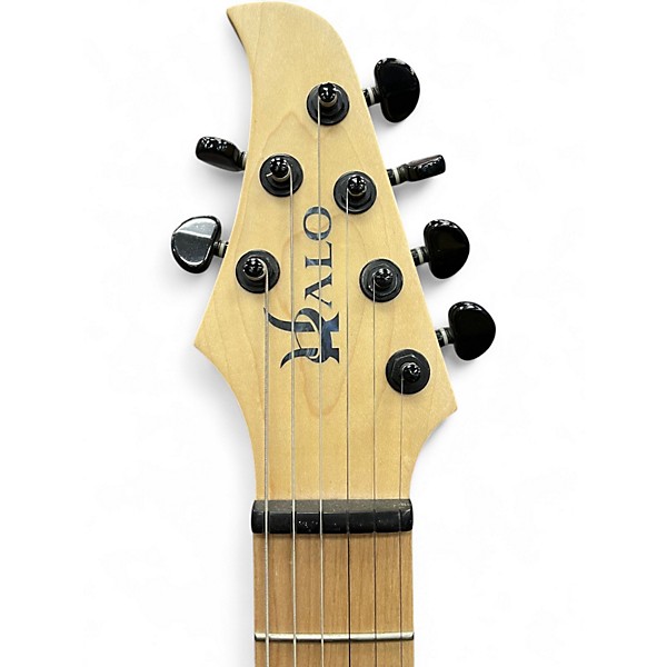 Used Halo Octavia Wide Neck Natural Solid Body Electric Guitar