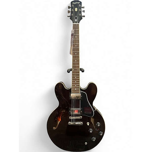Used Epiphone ES355 jim james Brown Hollow Body Electric Guitar
