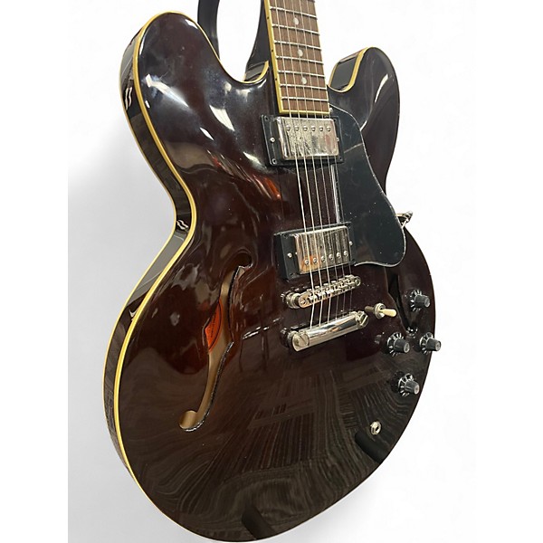 Used Epiphone ES355 jim james Brown Hollow Body Electric Guitar