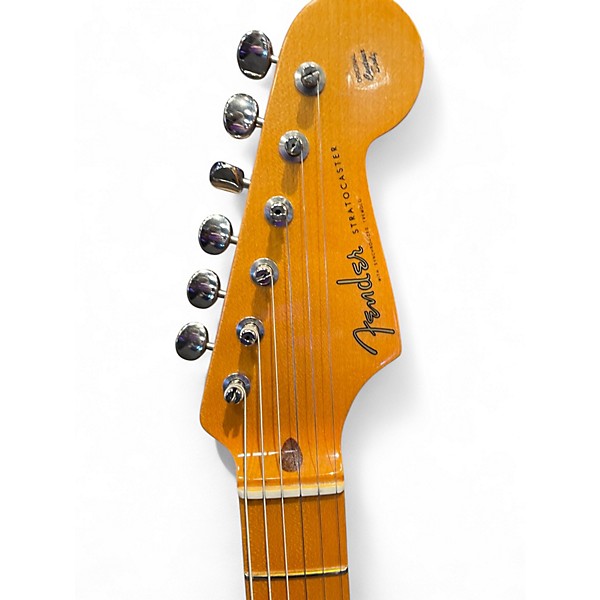 Used Fender ERIC JOHNSON STRATOCASTER White Blonde Solid Body Electric Guitar