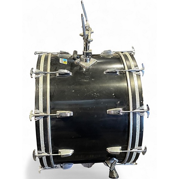 Used Ludwig 4 Piece 80'S CORTEX Black Drum Kit