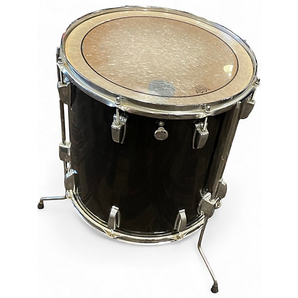 Used Ludwig 4 Piece 80'S CORTEX Black Drum Kit